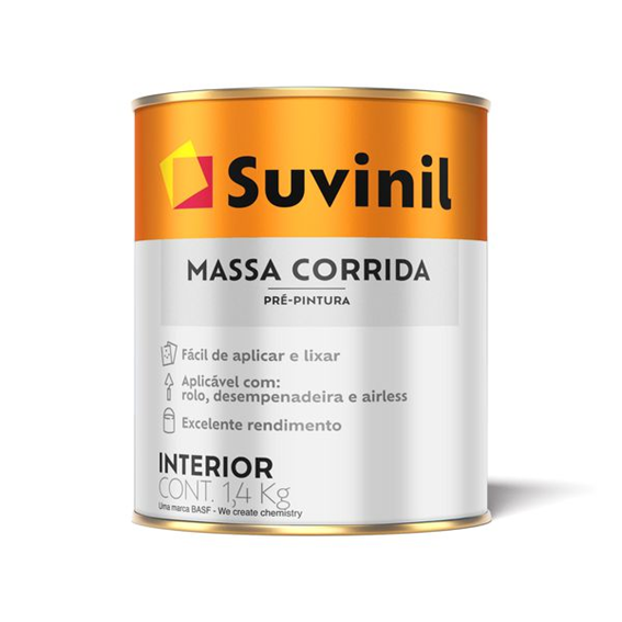 MASSA CORRIDA 0,9L SUVINIL