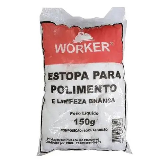 ESTOPA POLIMENTO LIMP BR 150GR - WORKER