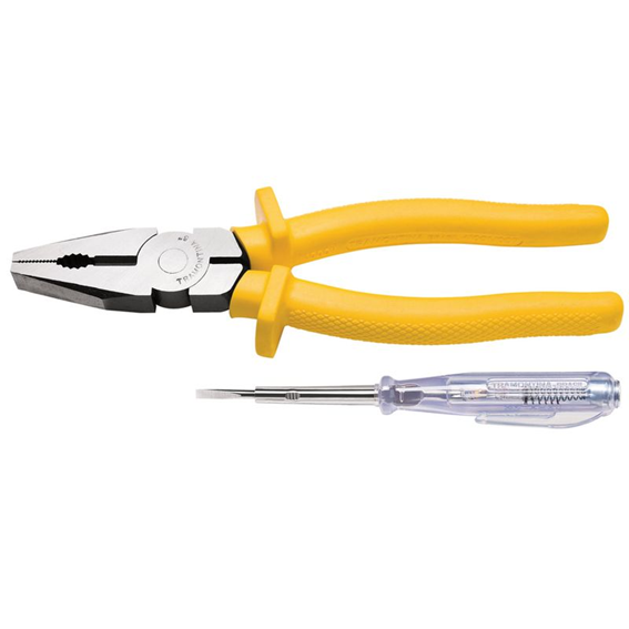 KIT ALICATE 8 + CHAVE TESTE 1/8X3 TRAMONTINA