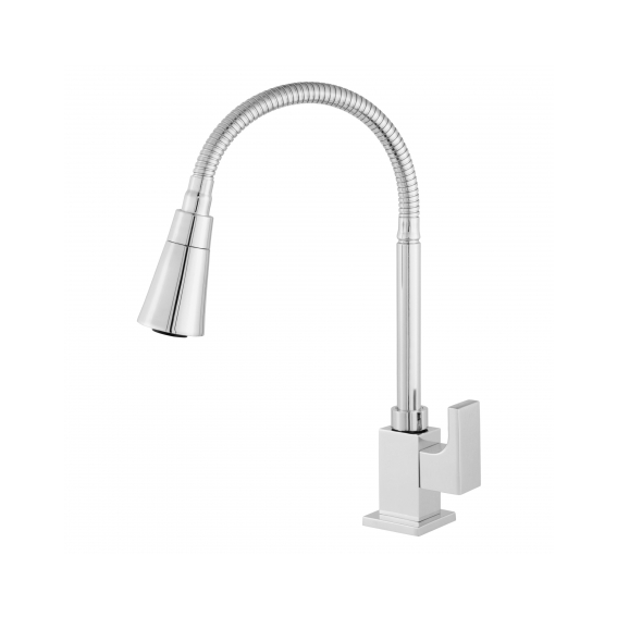 TORNEIRA LAVATORIO QUADRA CROM DUO CROMO 4919 TALITA