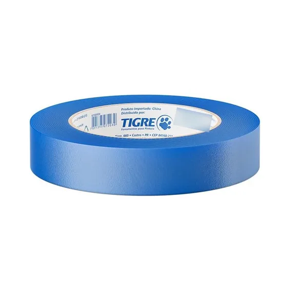 FITA CREPE AZUL 24MMX50M TIGRE
