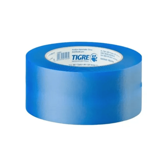 FITA CREPE AZUL BARREIRA UV 48MMX50M TIGRE