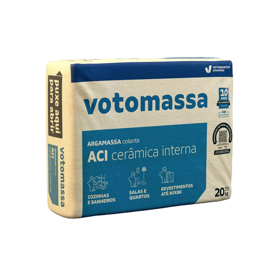 ARGAMASSA 20KG ACI INT.CINZA VOTOMASSA