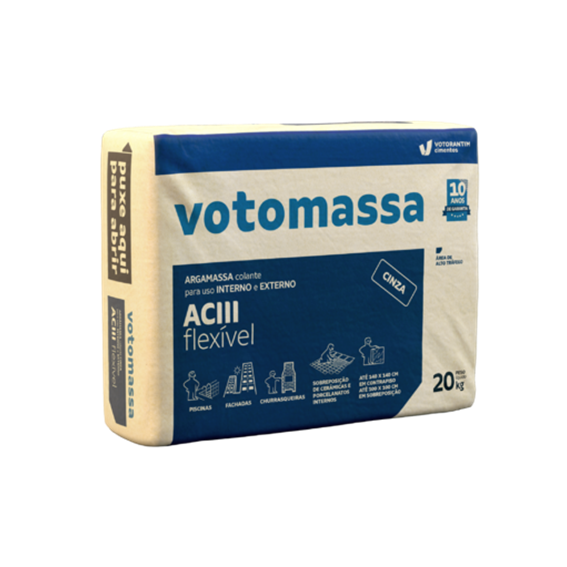 ARGAMASSA 20kg ACIII FLEXIVEL VOTORAN CZ