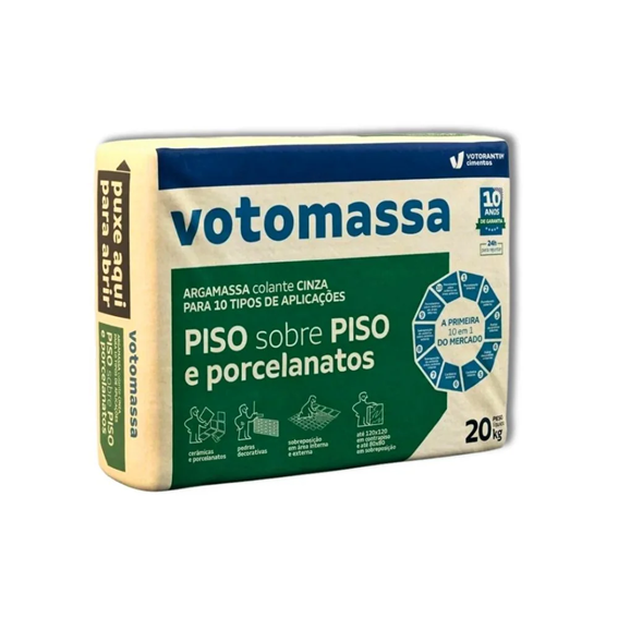ARGAMASSA 20kg EXT VOTORAN PISOXPISO