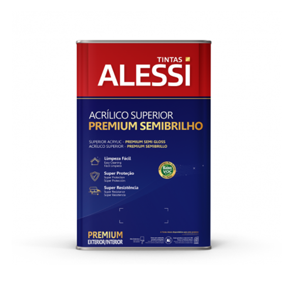 TINTA ACRILICO SUPER LAVAVEL SB BRANCO 18L ALESSI