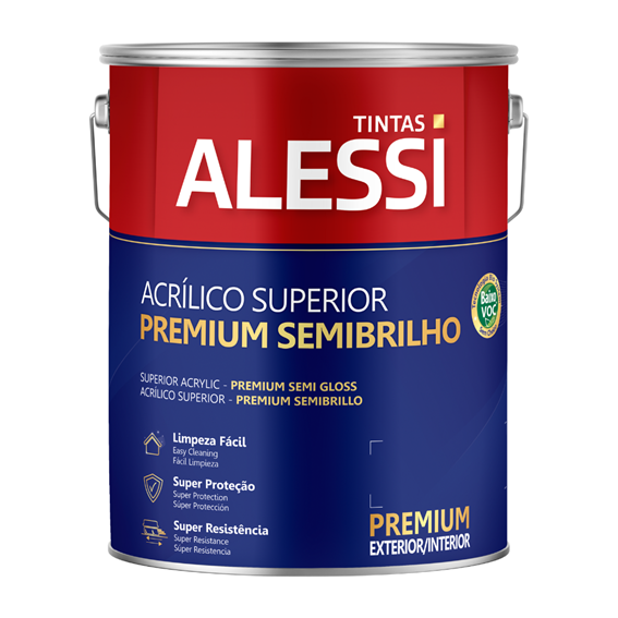 TINTA ACRILICO SUPER LAVAVEL SB BRANCO 3,6L ALESSI