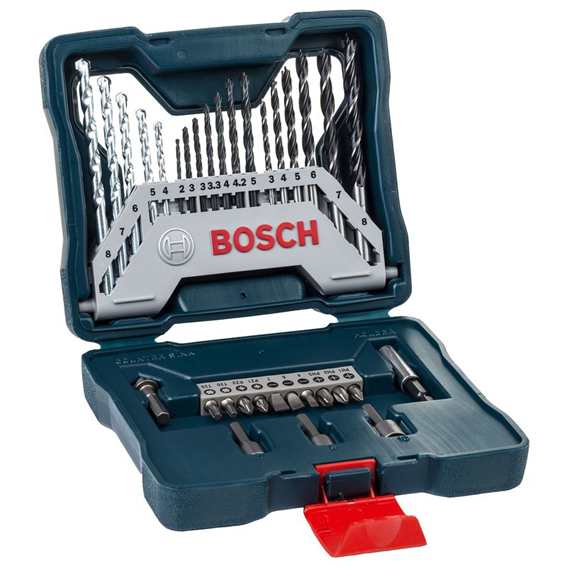KIT BROCAS 33PCS BOSCH COM MALETA