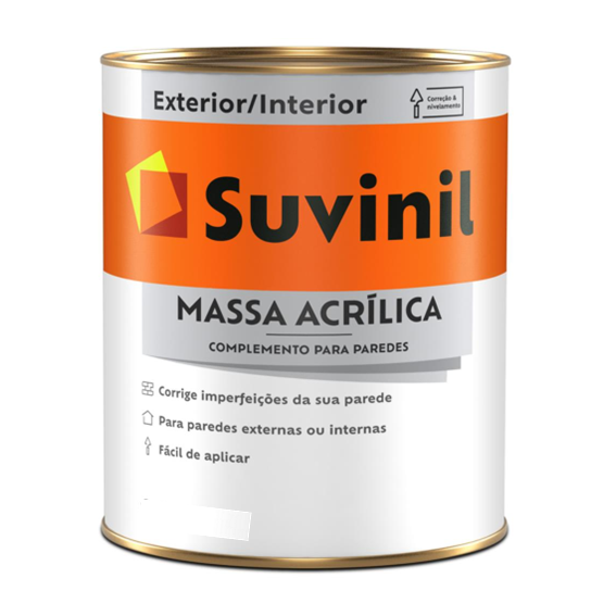 MASSA ACRILICA 0,9L SUVINIL