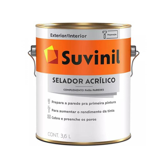 SELADOR ACRILICOILICO  3,6L SUVINIL