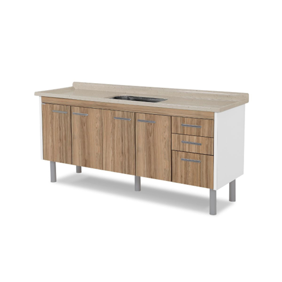 AJR BALCÃO DE COZINHA VALENZA 154,2cm NO