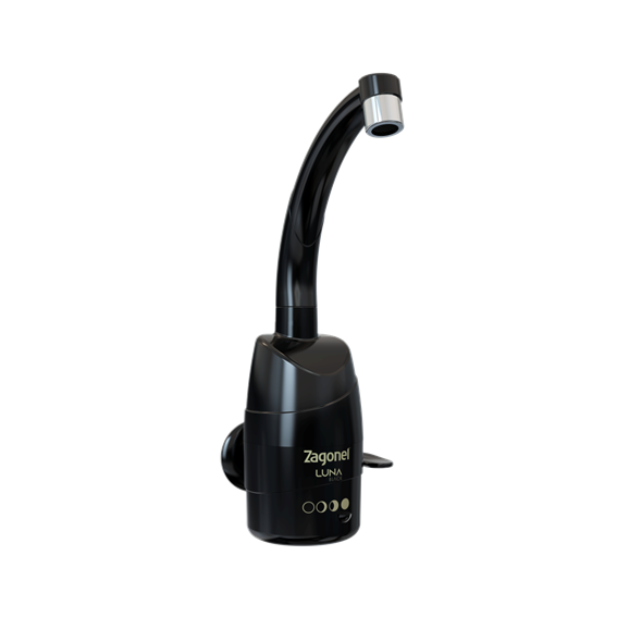 TORNEIRA ELETRICA LUNA 220V PRETA ZAGONEL